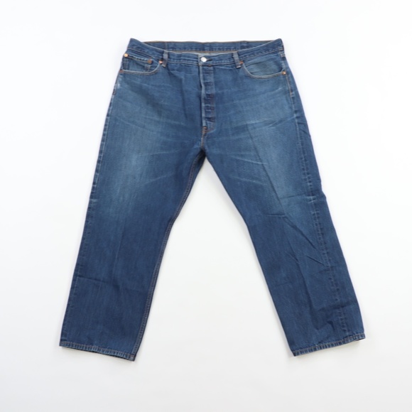 Levis 501xx Mens 40x30 Button Fly Distressed Jeans